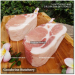 Pork Karbonat Has Luar SIRLOIN SKIN OFF frozen Local Premium MINI ROAST 2" 5cm (price/pc 600g)